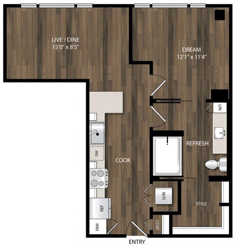 Portland Astoria Apartments in Portland, Oregon A7.1 Floor Plan